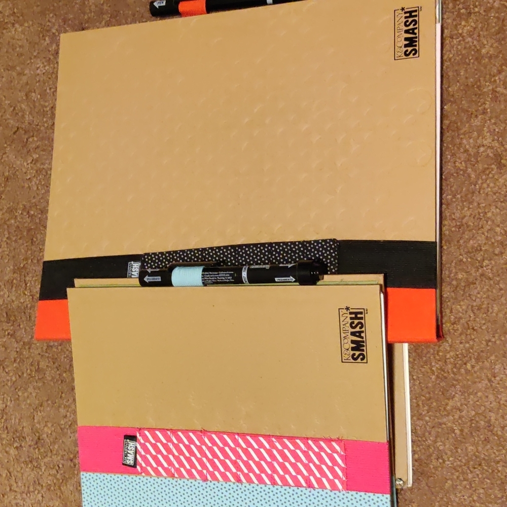 2 smash book scrapbooks never used